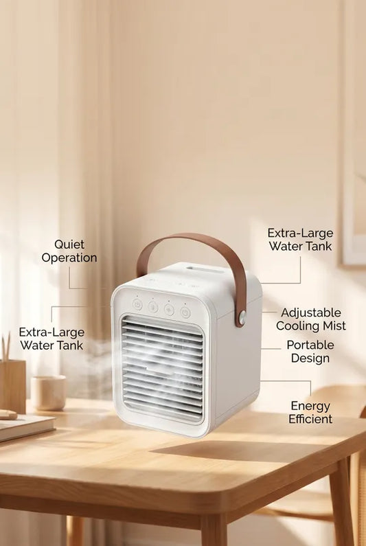 ArcticBreeze 3-in-1  Portable Air Cooler, Humidifier & LED Night Light