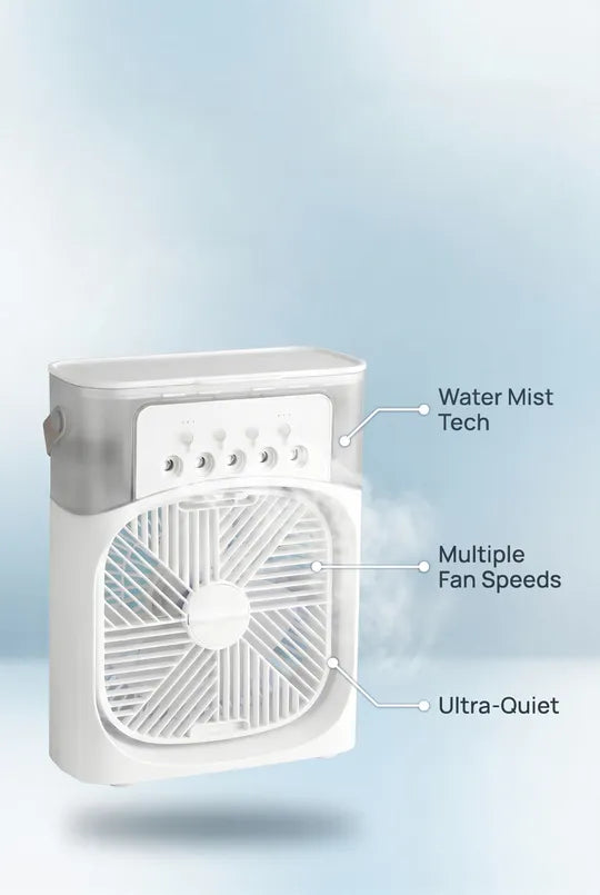 ArcticBreeze 3-in-1  Portable Air Cooler, Humidifier & LED Night Light